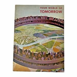 1939 World’s Fair New York Souvenir Booklet "Your World of Tomorrow" Vintage